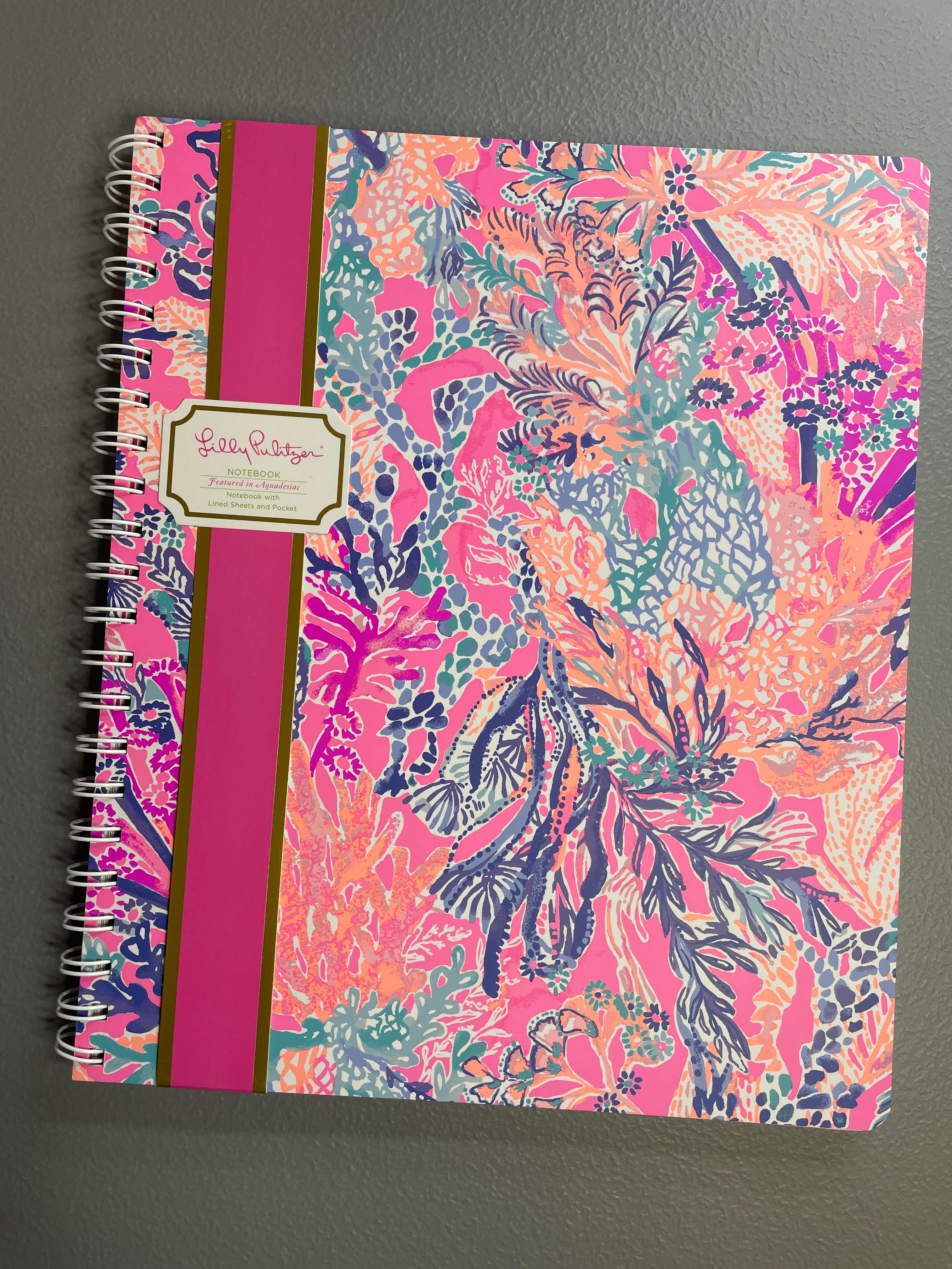 Lilly Pulitzer Notebook "Aquadesiac"