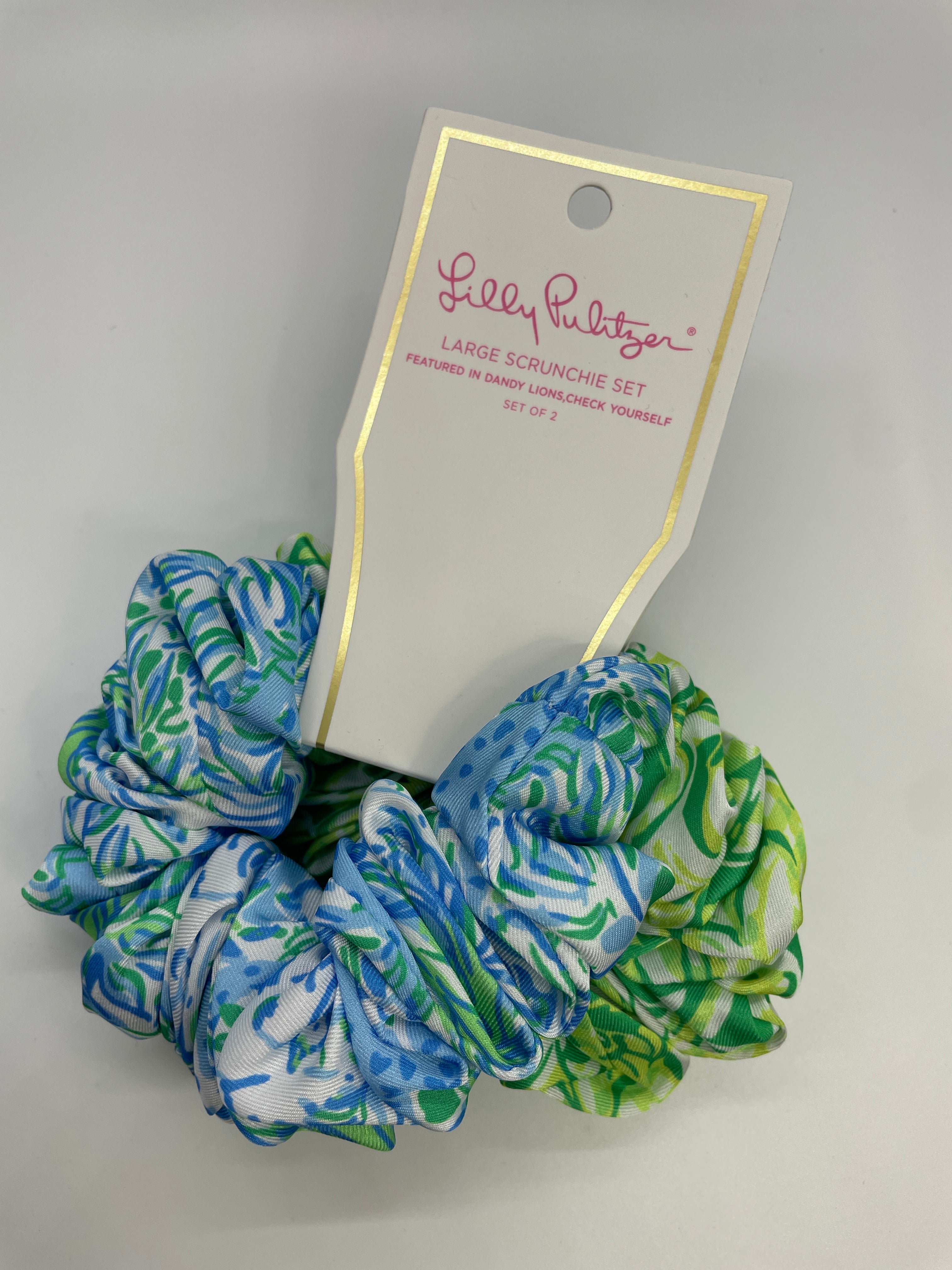 Lilly Pulitzer Large Scrunchie Set