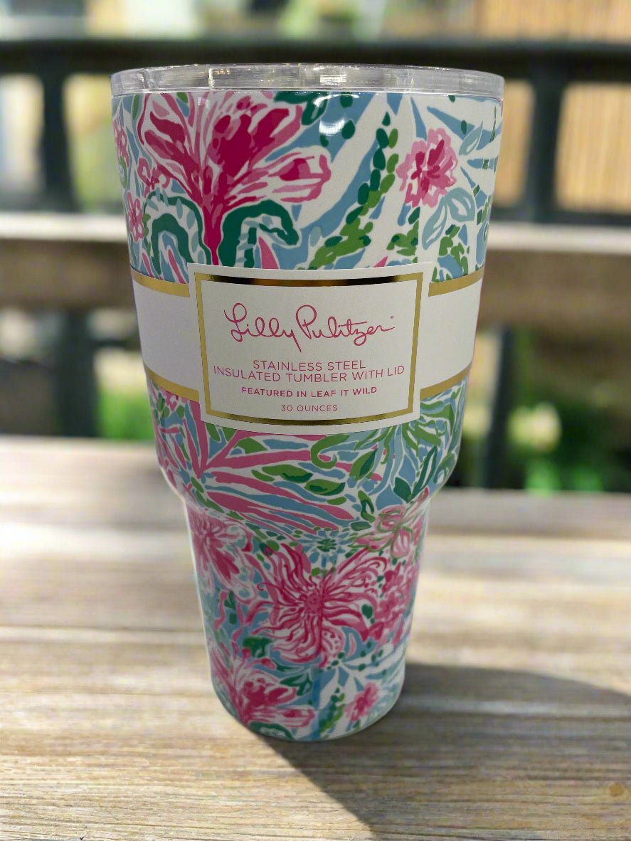 Lilly Pulitzer "Leaf It Wild" Insulated Tumbler