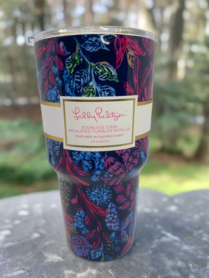 Lilly Pulitzer "Calypso Coast" Large Insulated Tumbler