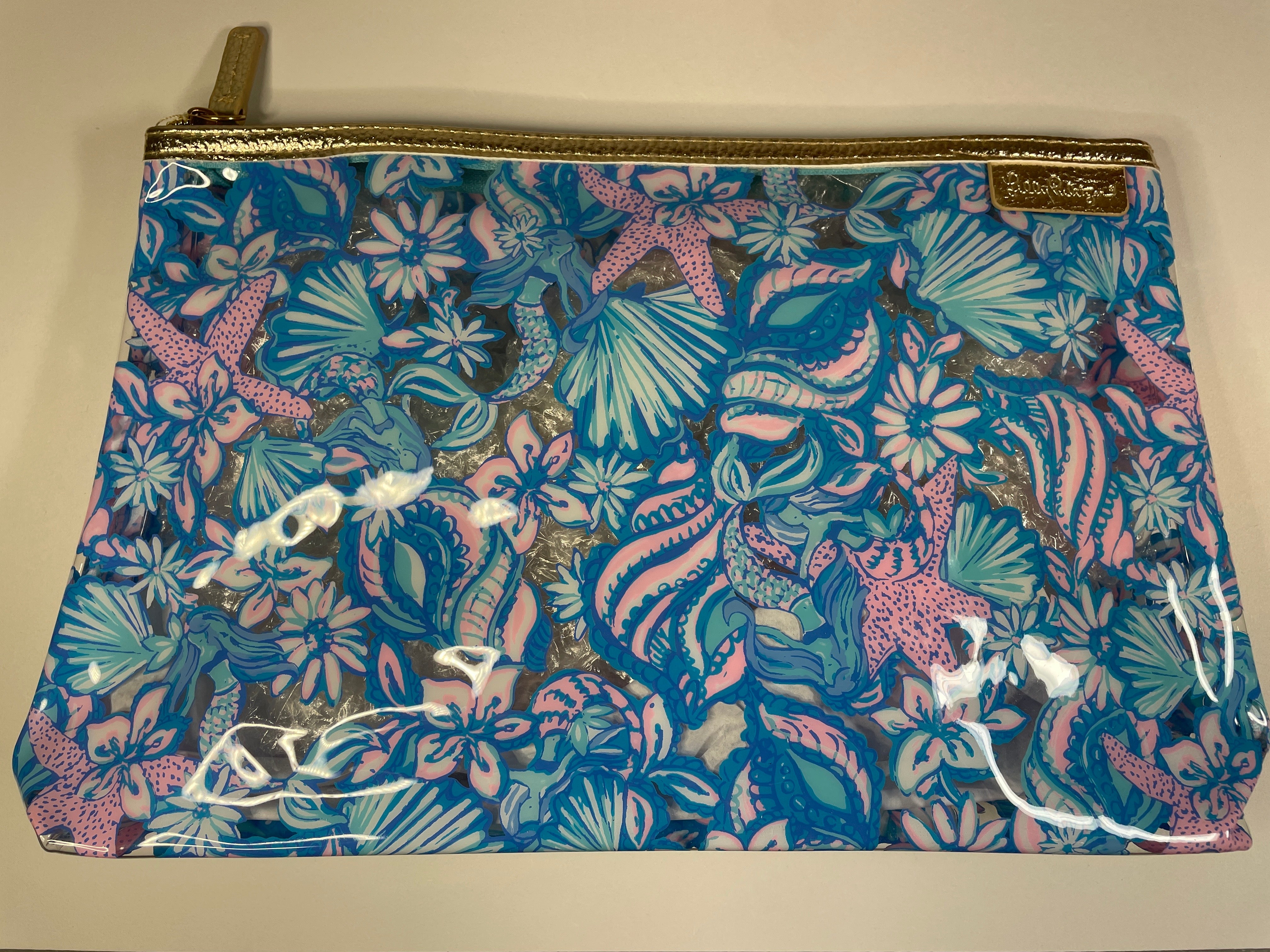 Lilly Pulitzer Clear Printed Pouch