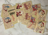 Vintage-Design Christmas Greeting Cards