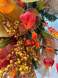 "Pumpkins & Petals" Wreath XL