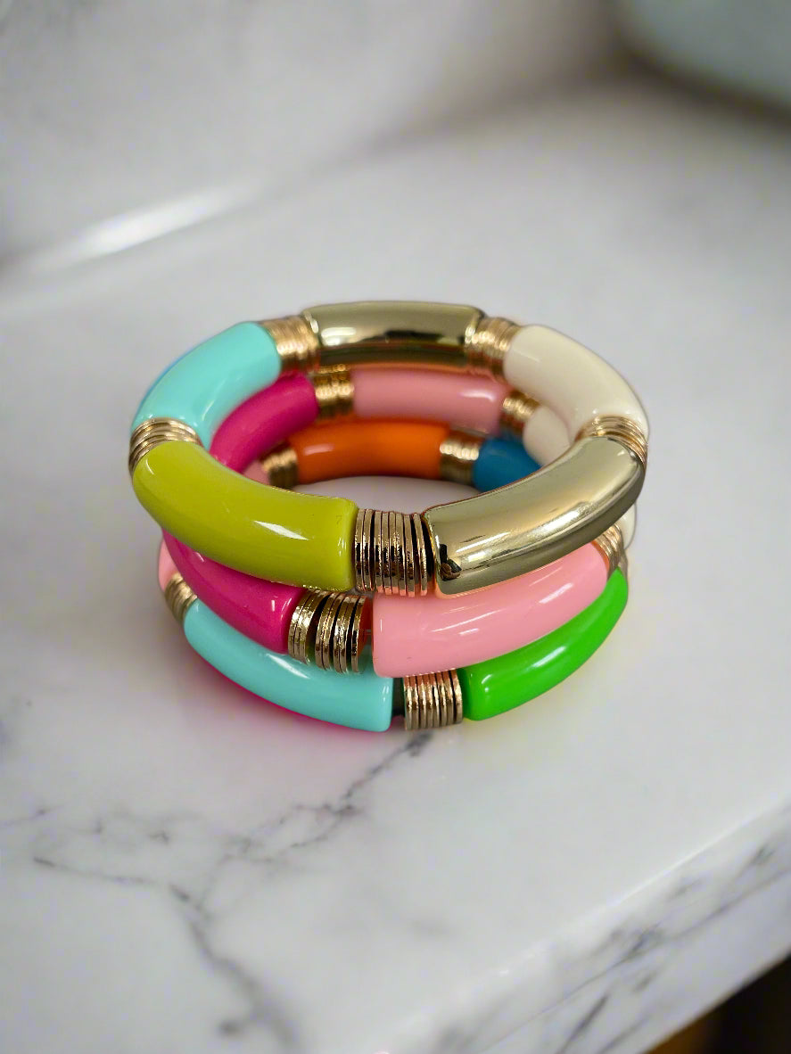 Multi-Colored Bracelet Set