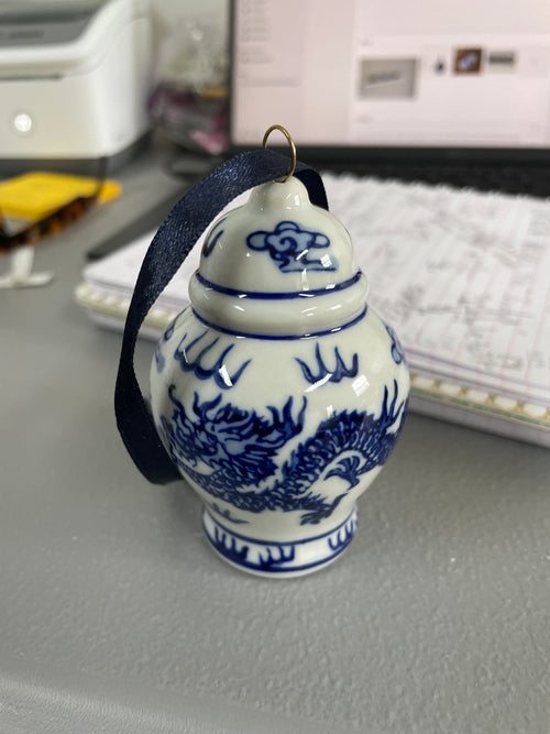 Blue and White Porcelain Ornaments