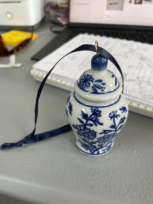 Blue and White Porcelain Ornaments