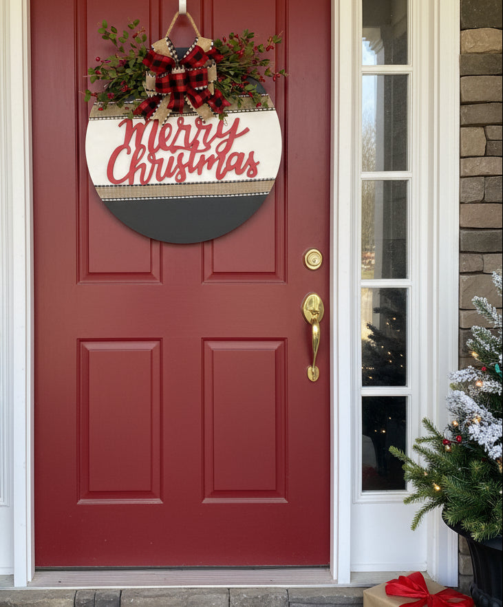 18" Doorhanger - Merry Berry