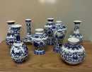 Small Chinoiserie Bud Vases