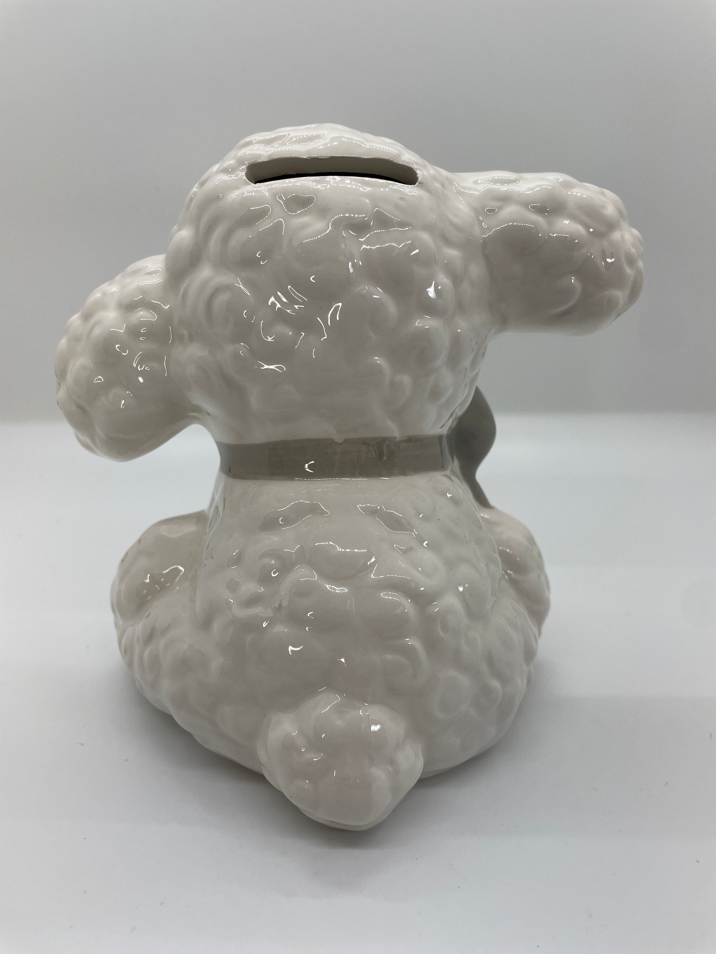 Precious Moments Little Lamb Coin Bank
