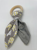 Wood Ring Baby Teether - Elephant