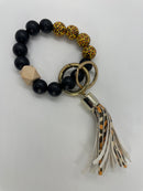 Wooden Wristlet Keyring