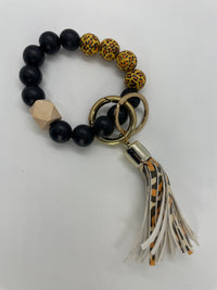 Wooden Wristlet Keyring