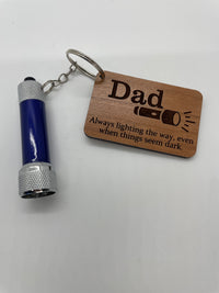 DAD "Lighting the Way" Keyring