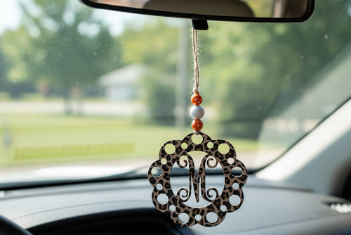Acrylic Personalized Letter Car Charm/Ornament