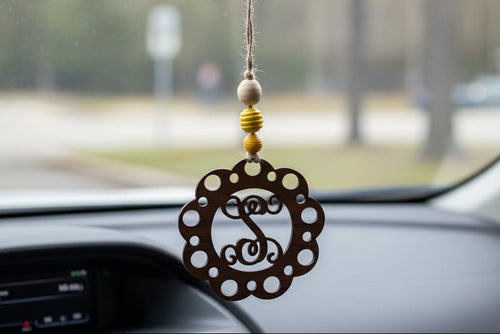 Acrylic Personalized Letter Car Charm/Ornament