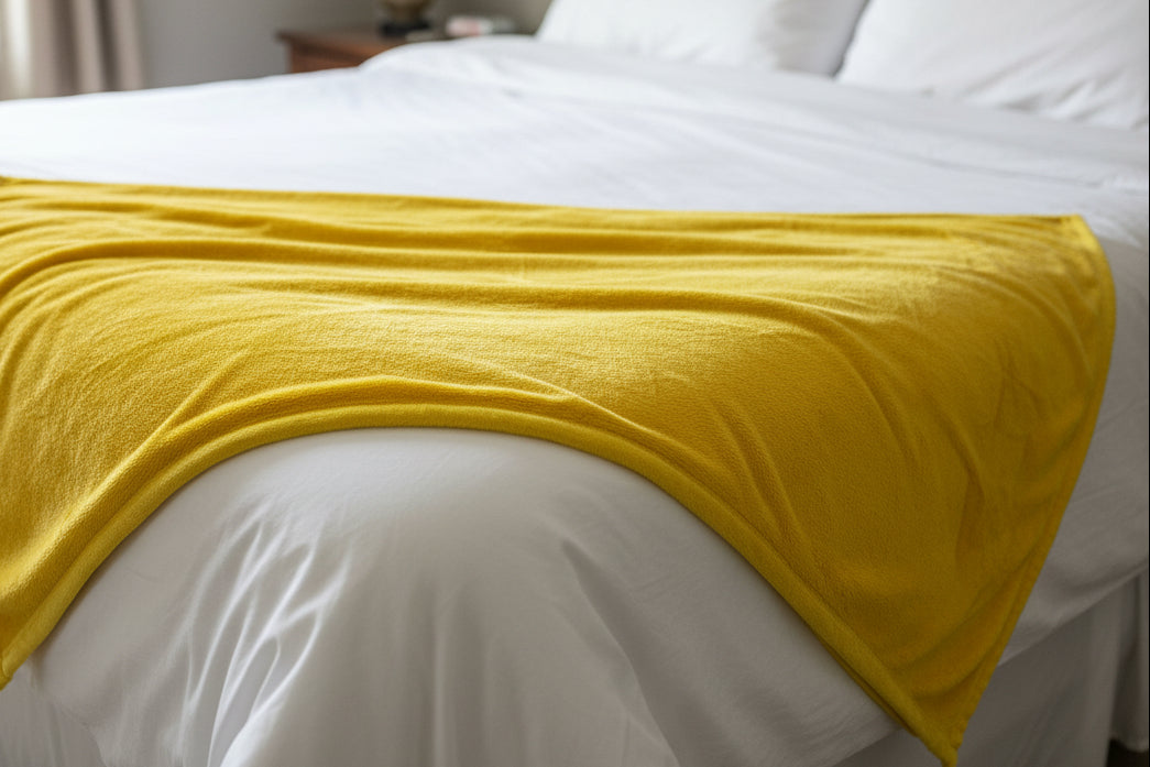 Plush Golden Blanket