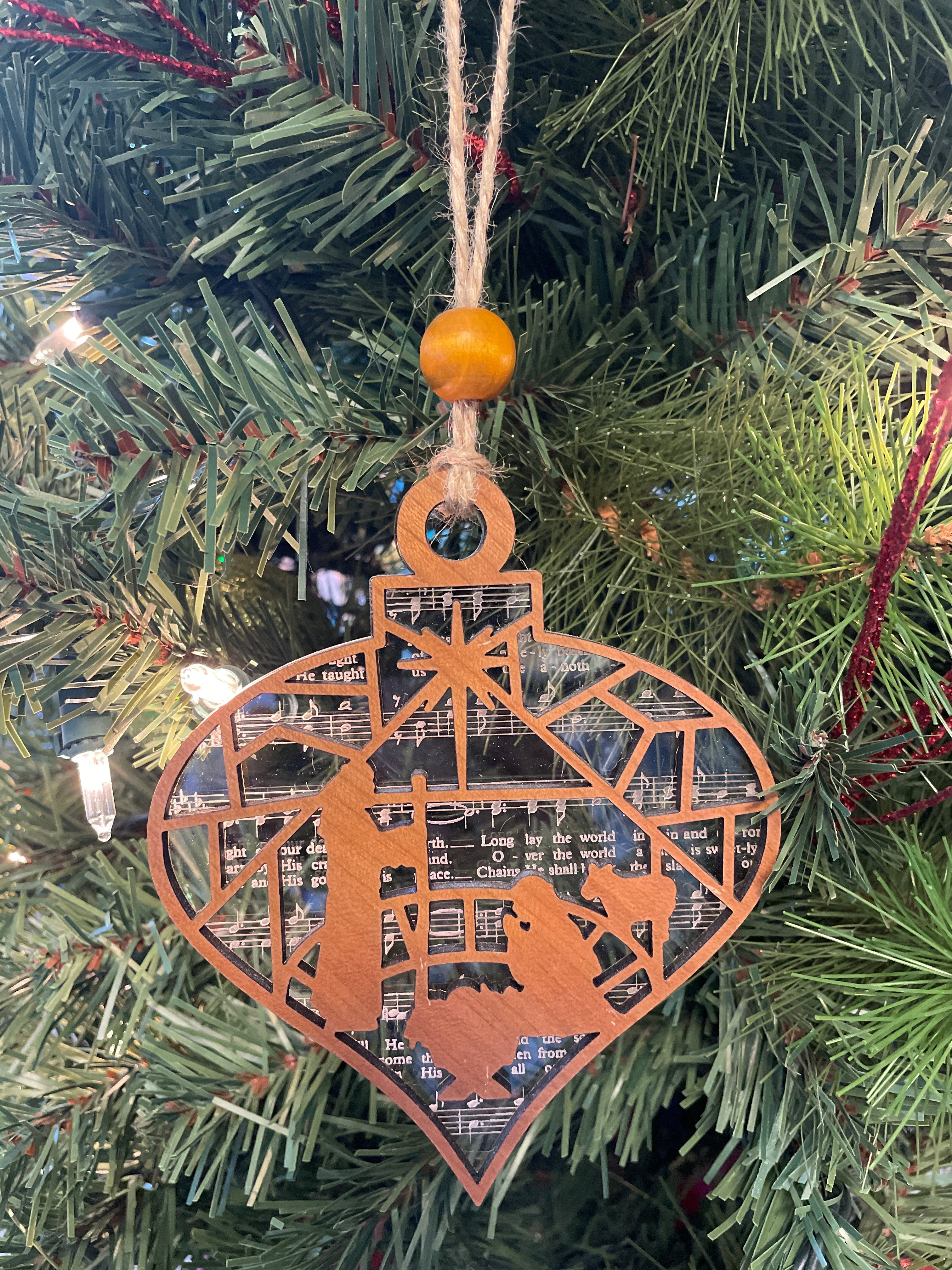 Wood and Acrylic Ornament- various
