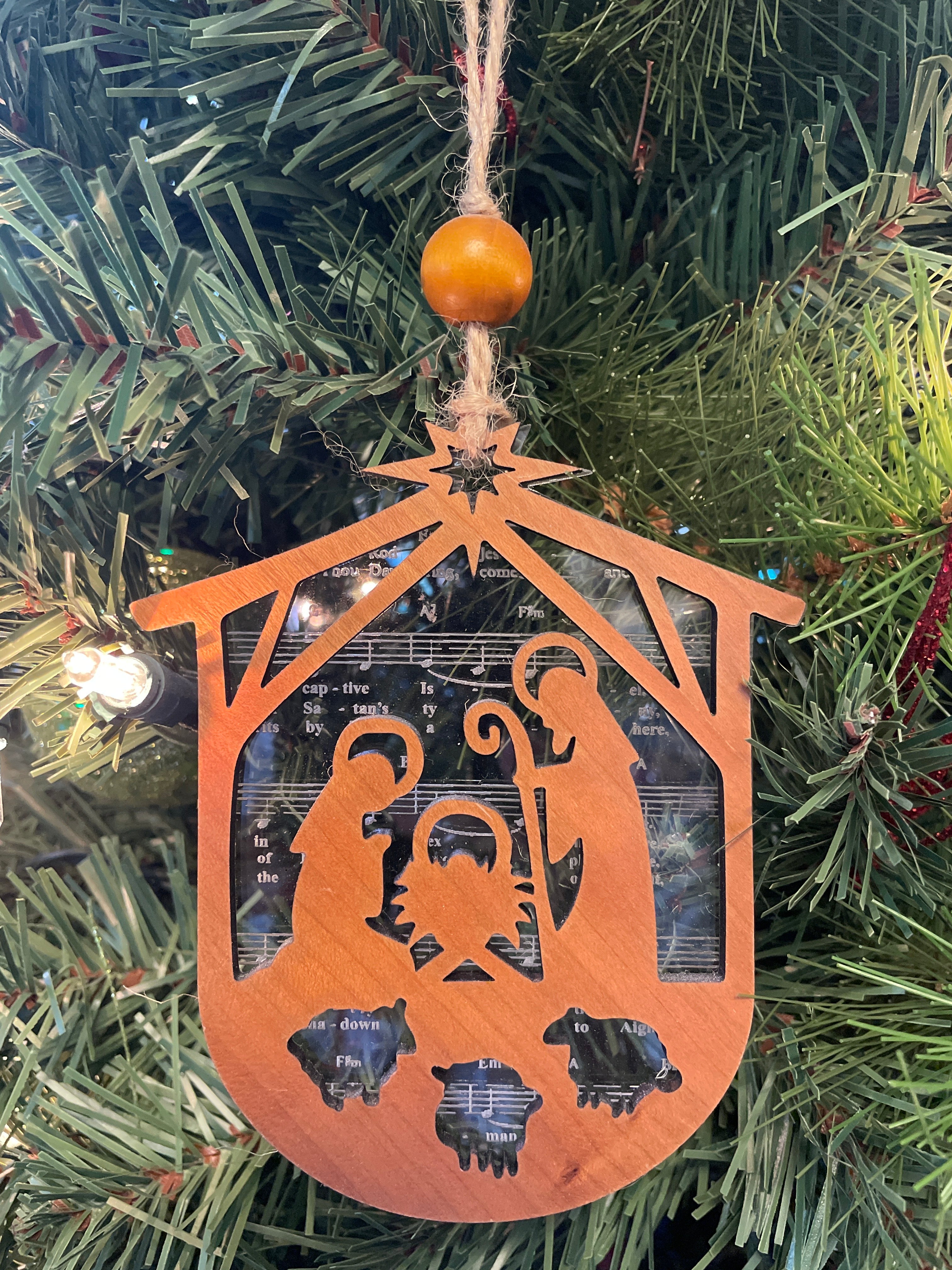 Wood and Acrylic Ornament- various