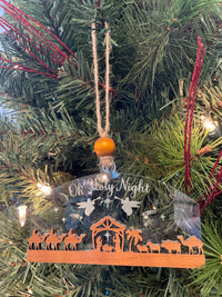Wood and Acrylic Layered Ornament