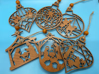 Wood and Acrylic Ornament- various