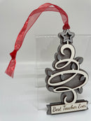 "Best Teacher Ever" Ornaments