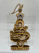 "Best Teacher Ever" Ornaments