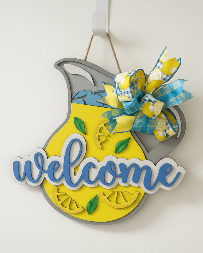 Lemonade Welcome Doorhanger
