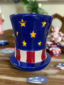 Ceramic Uncle Sam Hat