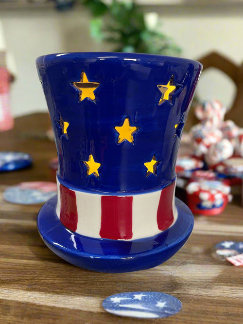 Ceramic Uncle Sam Hat