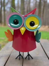 Metal Owl Garden Decor