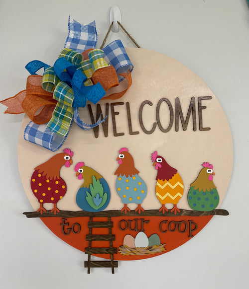 "Welcome to Our Coop" DoorHanger