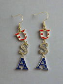 Patriotic Earrings