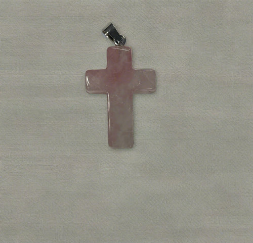 Natural Stone Cross Pendent Necklaces