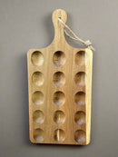Reversible Wooden Egg Platter