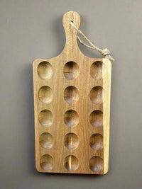 Reversible Wooden Egg Platter
