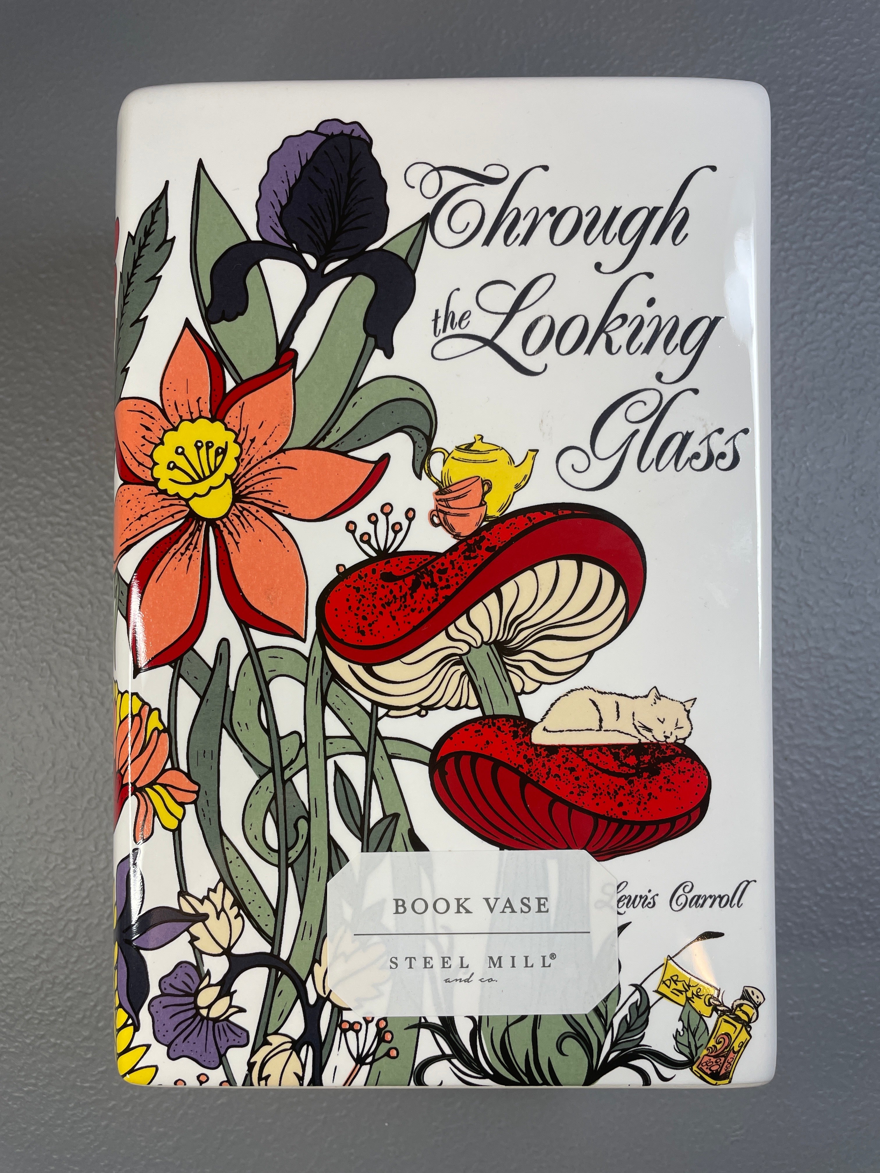 Through the Looking Glass, Large Book Vase