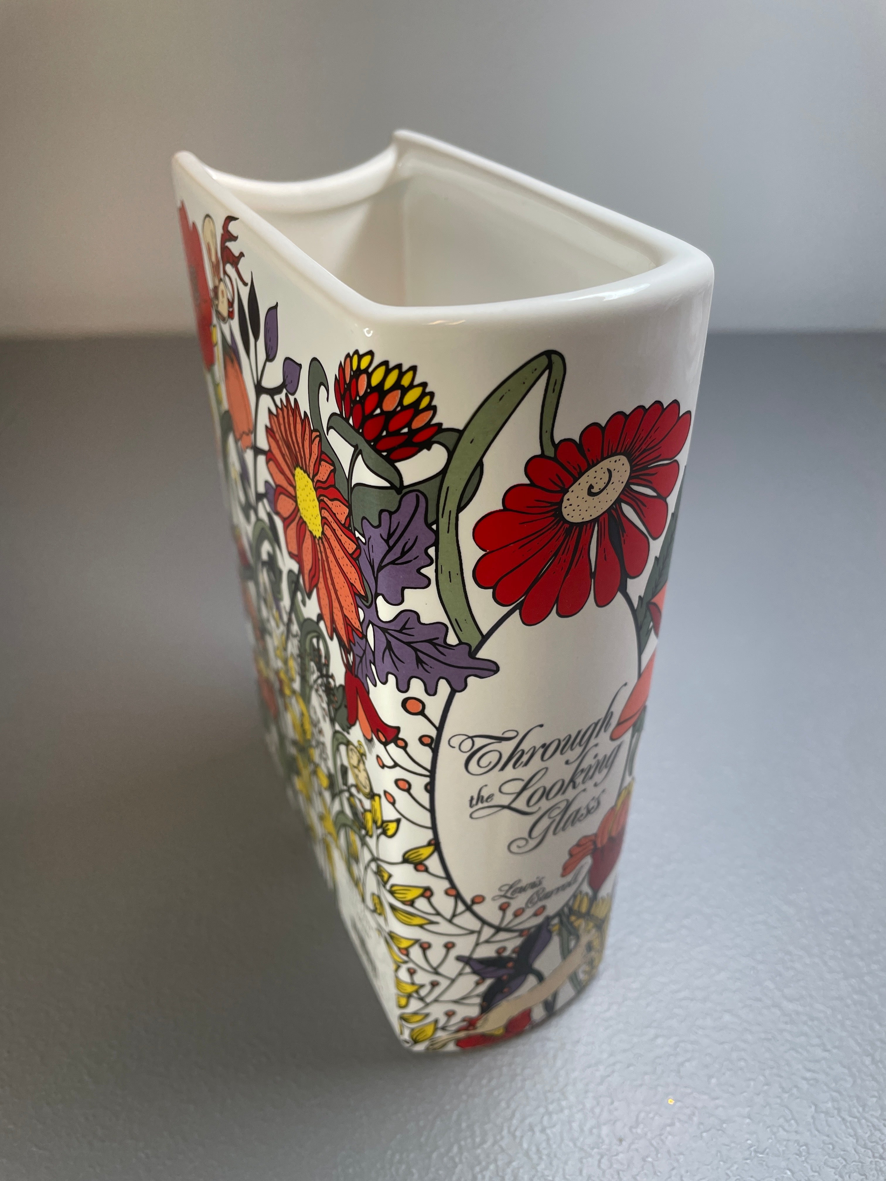 Through the Looking Glass, Large Book Vase