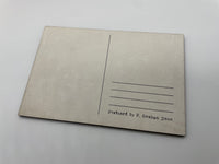 P. Graham Dunn Wooden Postcard- girl