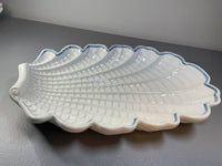 Mud Pie Ruffled Sea Shell Platter