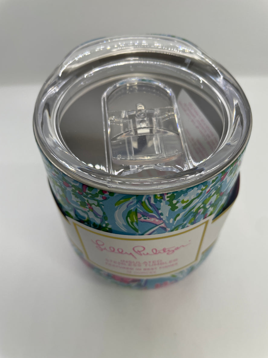 Lilly Pulitzer "Best Fishes" Stemless Wine Tumbler