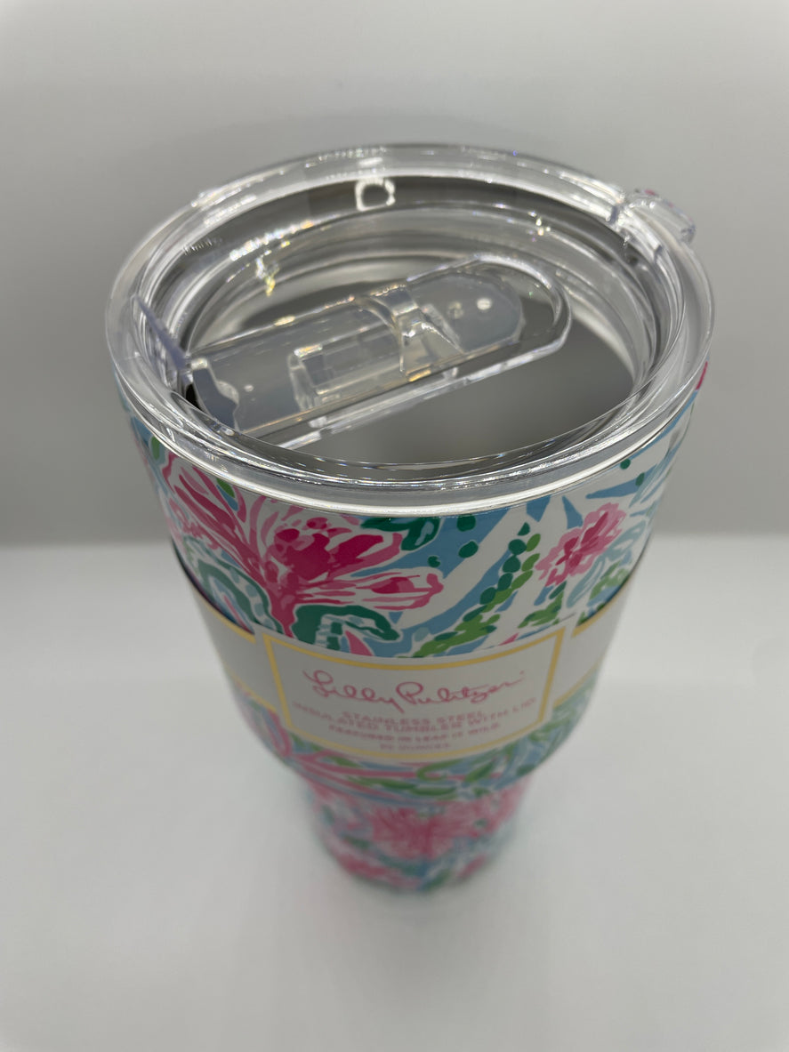 Lilly Pulitzer "Leaf It Wild" Insulated Tumbler