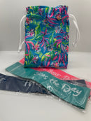 Lilly Pulitzer Resistance Bands Set with Pouch