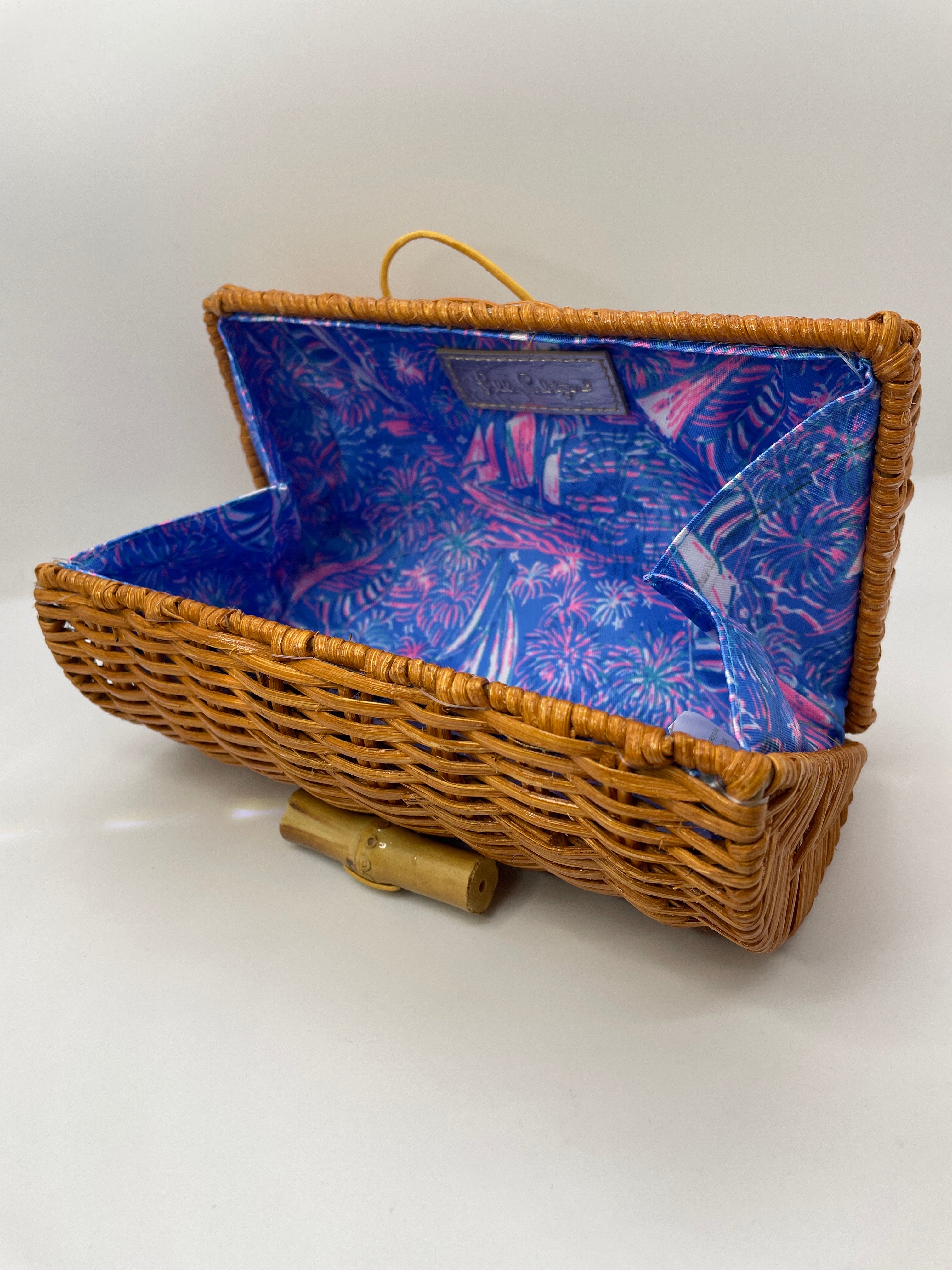 Lilly Pulitzer Wicker Case/Clutch
