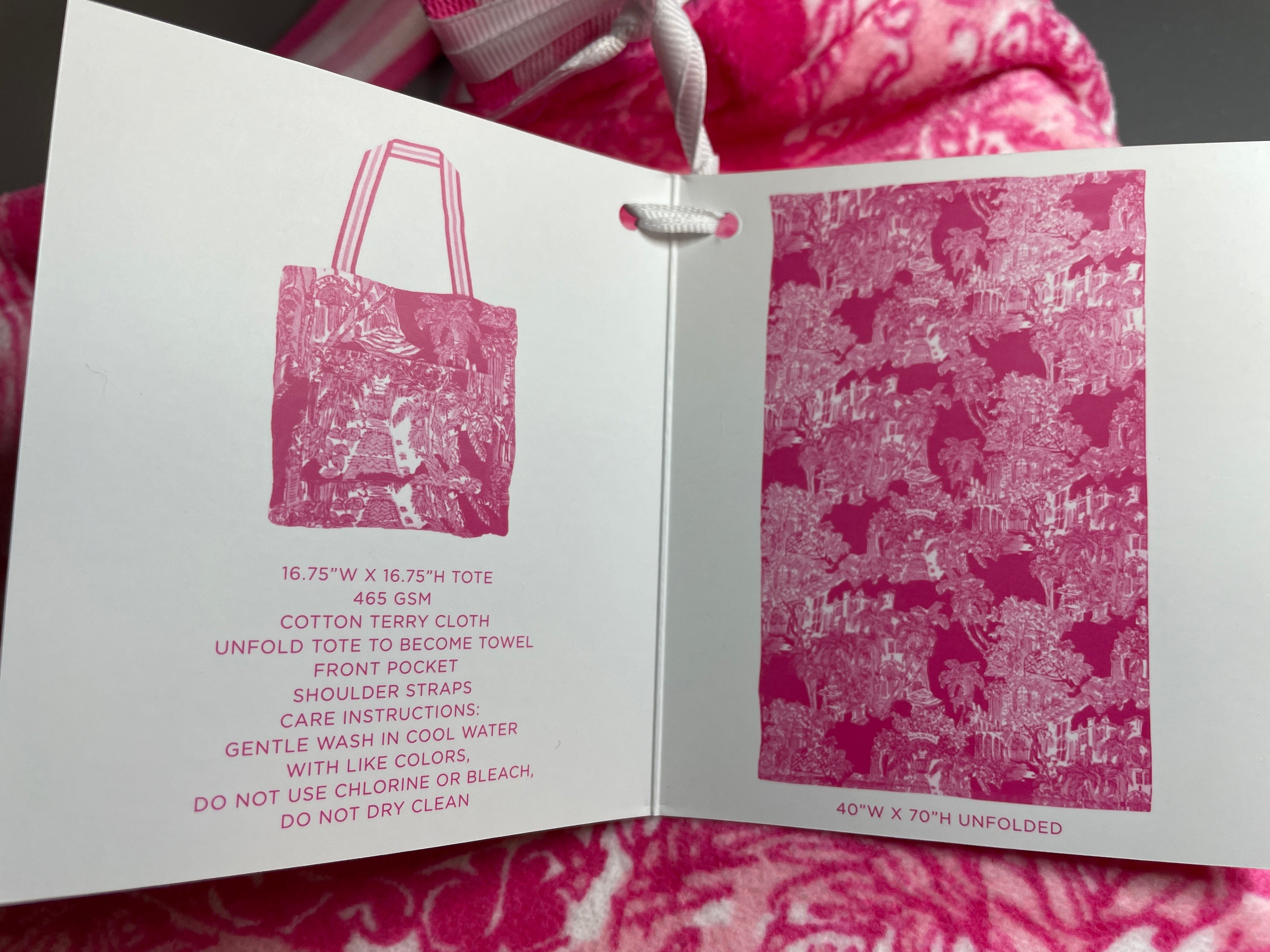 Lilly Pulitzer Towel Tote