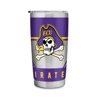 NCAA  East Carolina Pirates  20oz Stainless Steel Tumbler