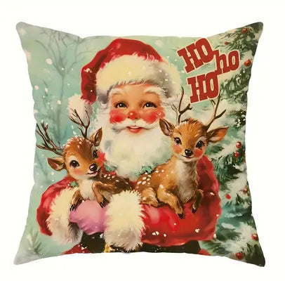 Vintage Design Christmas Throw Pillows