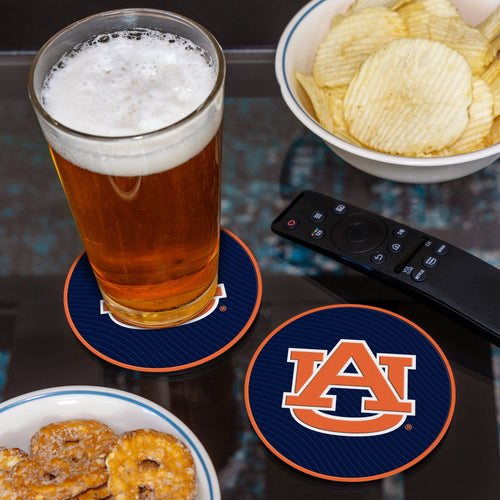 NCAA  Auburn Tigers    PVC Coaster Set (4-Pack)