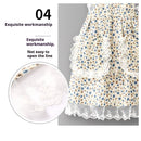 Floral Lace Trim Kitchen Apron for Women_CWMM6594