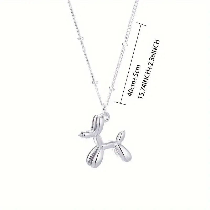s925 Balloon Puppy Necklace