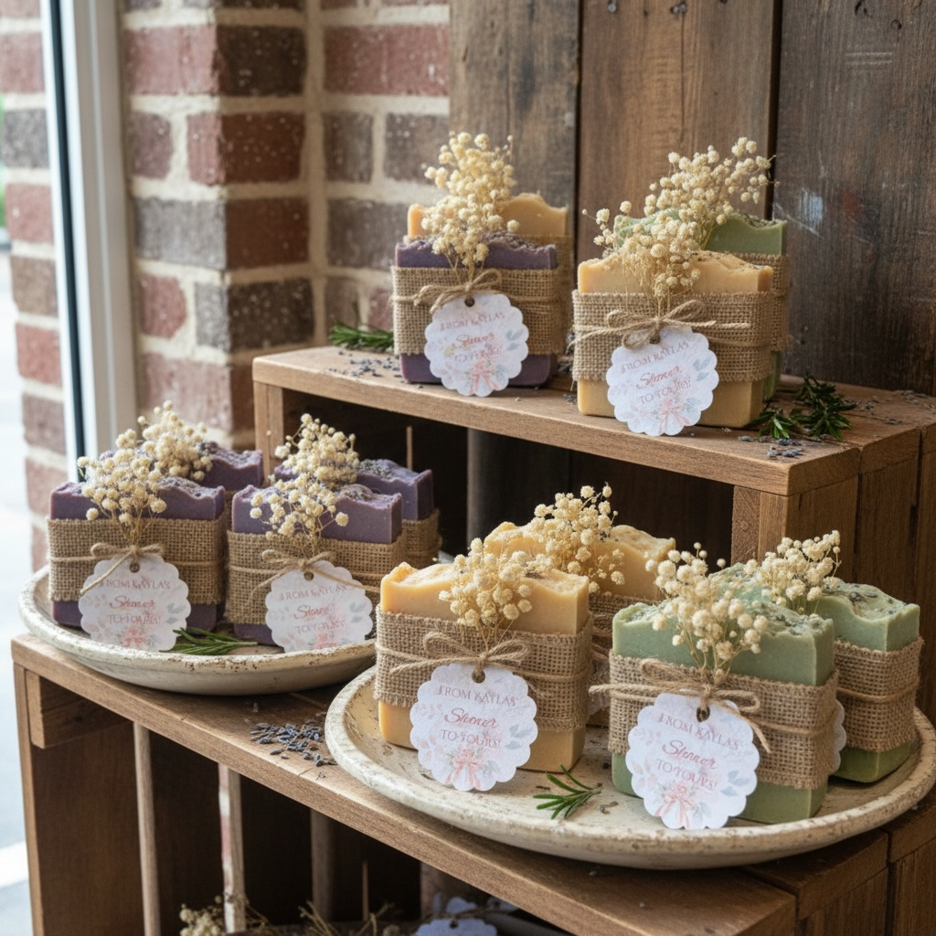 Rustic luxury triple butter soap